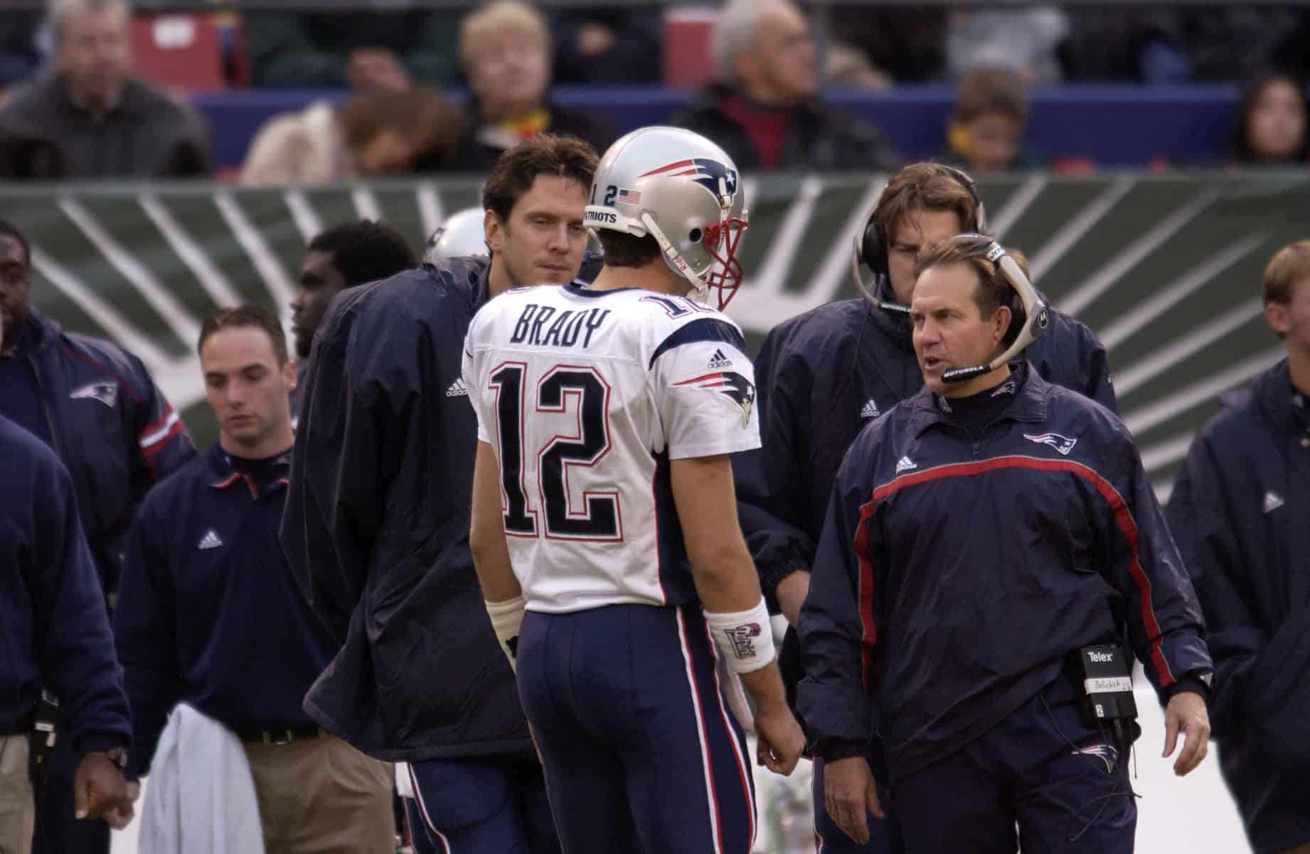 Player talking with coach