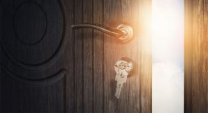Key in keyhole