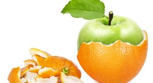 Apple and orange