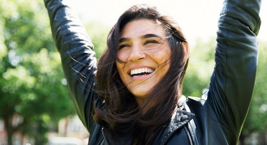 Happy woman