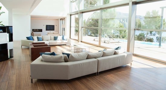 Living room with sofa